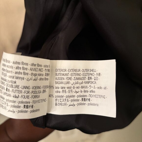 Zara Wool Blend Bomber (NWT) - Picture 5 of 5
